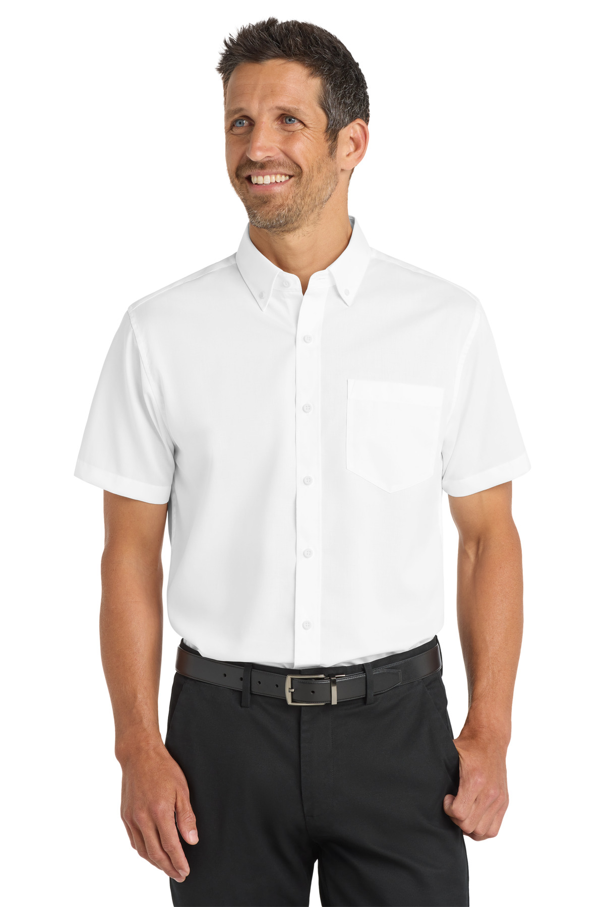 Port Authority &#174;  Short Sleeve SuperPro &#153;  Twill Shirt. S664