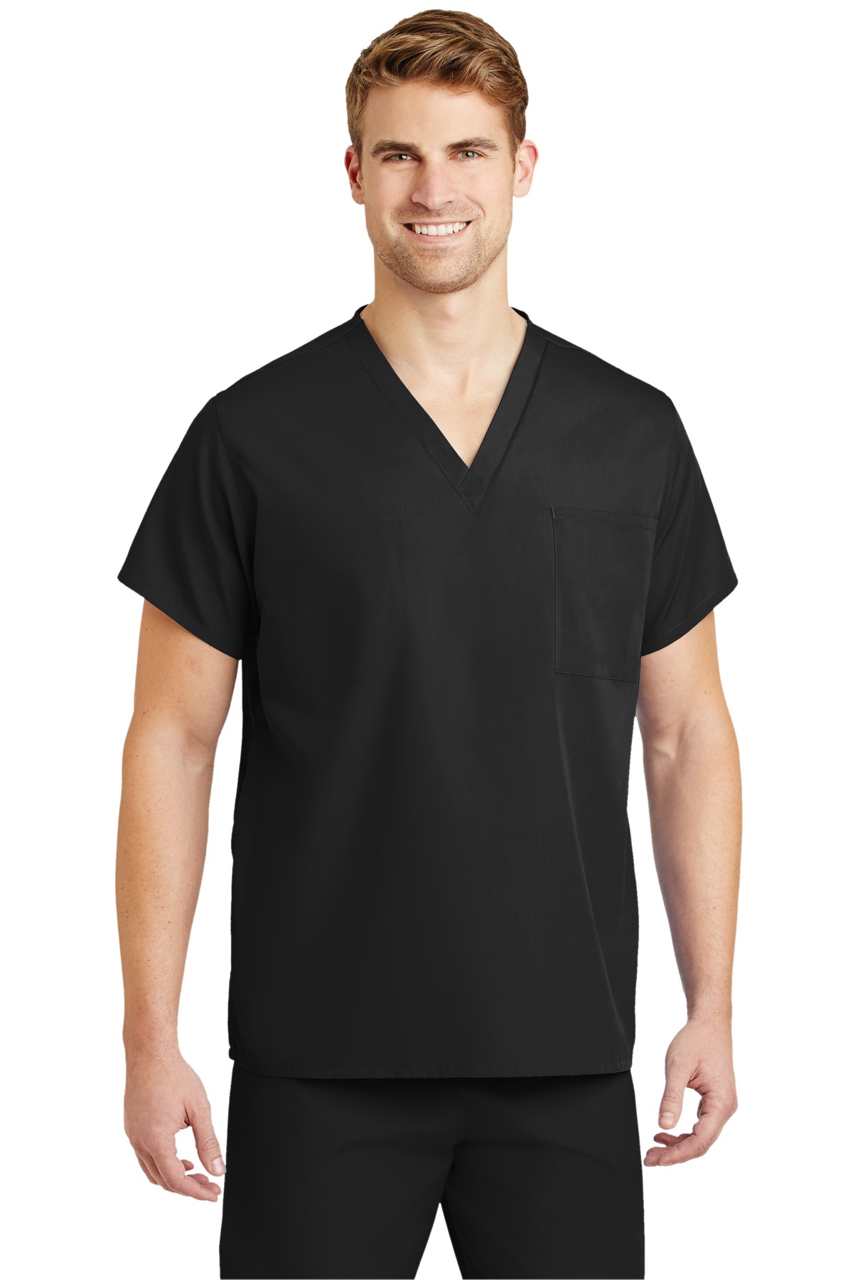  DISCONTINUED  Unisex V-neck Scrub Top  SCRUBTOP
