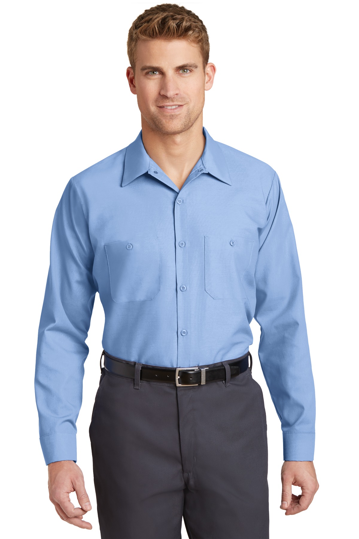 Red Kap &#174;  Long Sleeve Industrial Work Shirt.  SP14