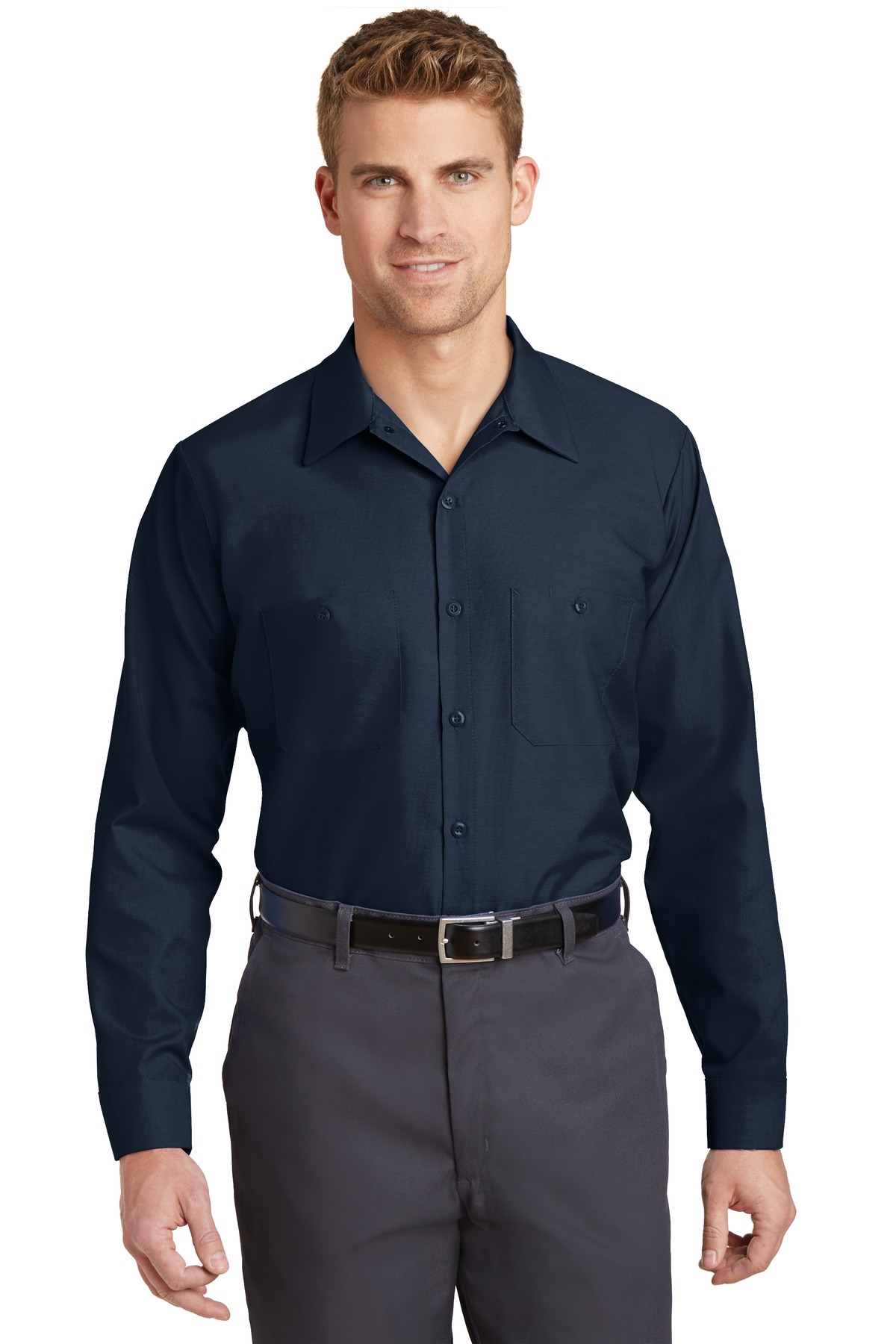 Red Kap &#174;  Long Sleeve Industrial Work Shirt.  SP14