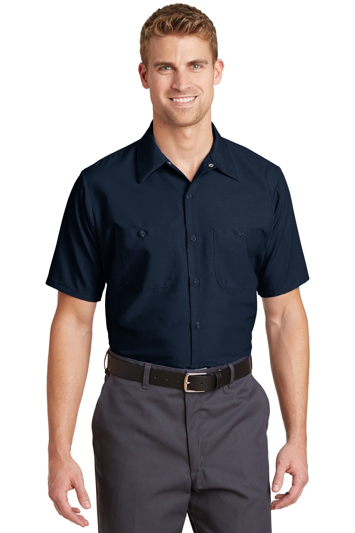 Red Kap &#174;  Short Sleeve Industrial Work Shirt.  SP24