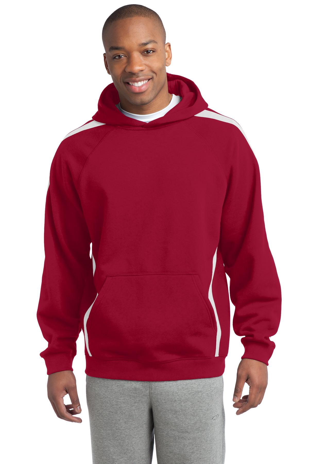  DISCONTINUED  Sport-Tek &#174;  Tall Sleeve Stripe Pullover Hooded Sweatshirt. TST265