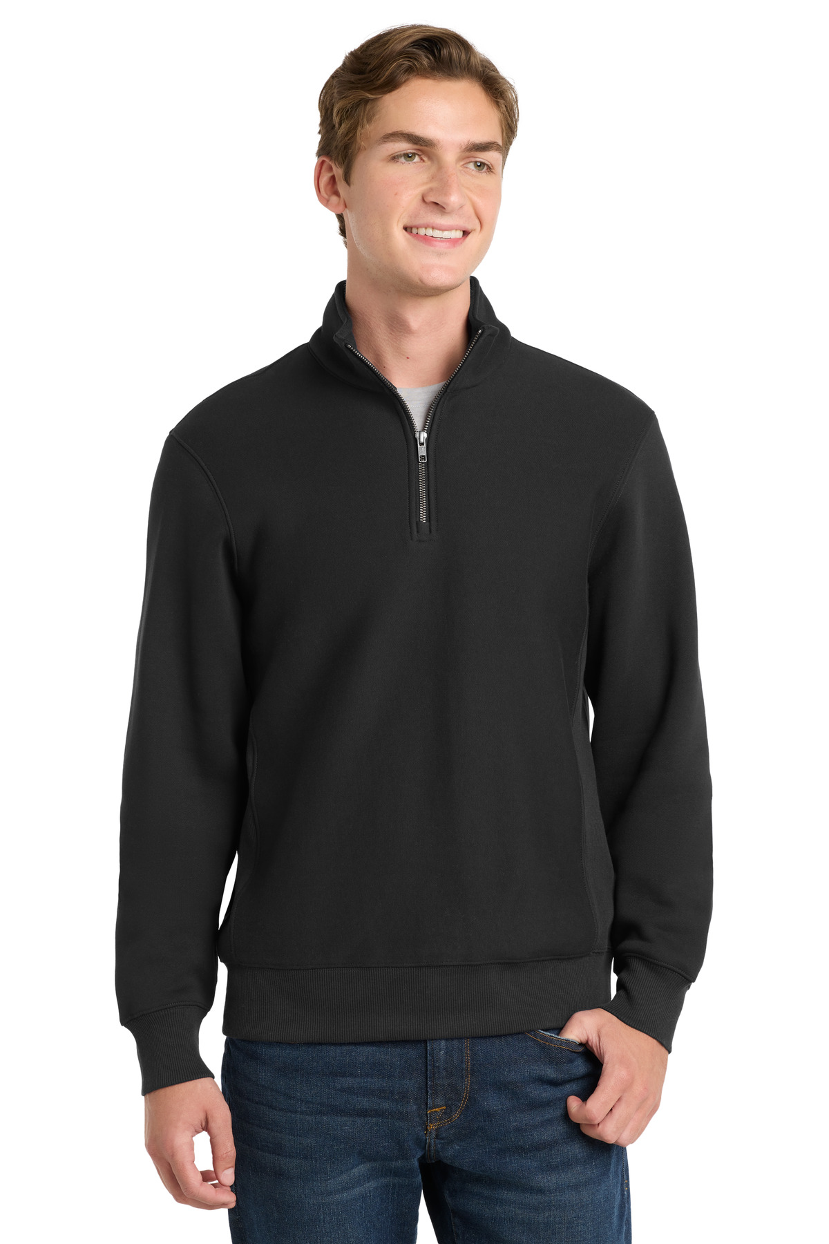 Sport-Tek &#174;  Super Heavyweight 1/4-Zip Pullover Sweatshirt. ST283