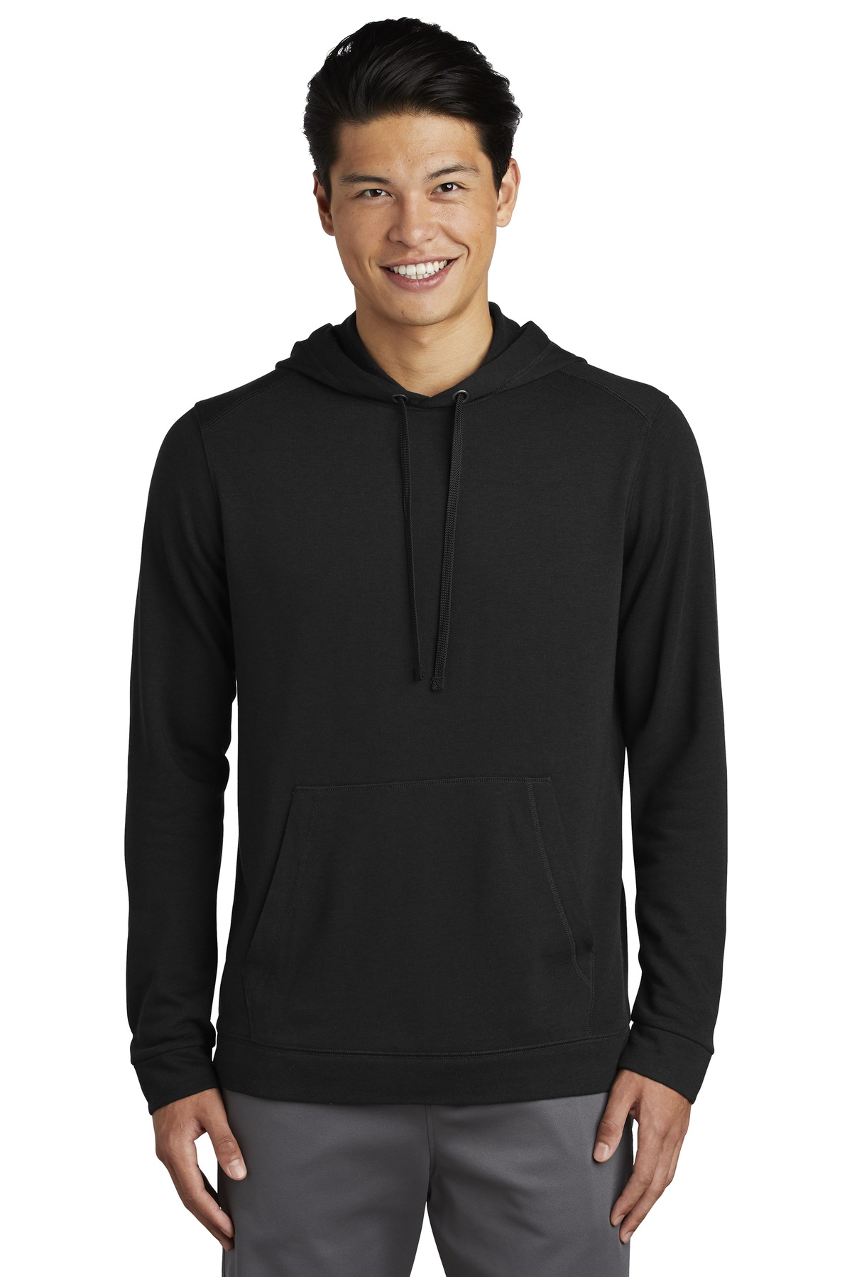 Sport-Tek  &#174;  PosiCharge  &#174;  Tri-Blend Wicking Fleece Hooded Pullover. ST296