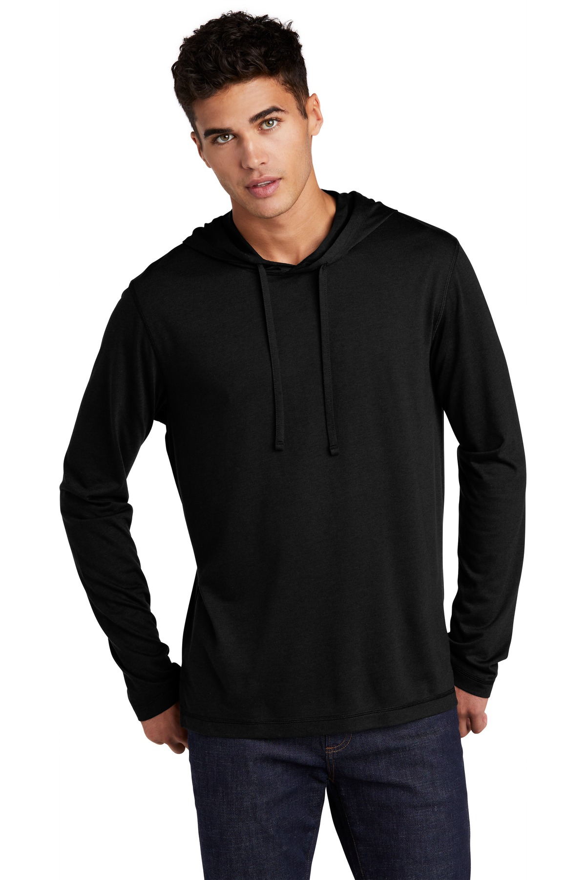 Sport-Tek  &#174;  PosiCharge  &#174;  Tri-Blend Wicking Long Sleeve Hoodie ST406