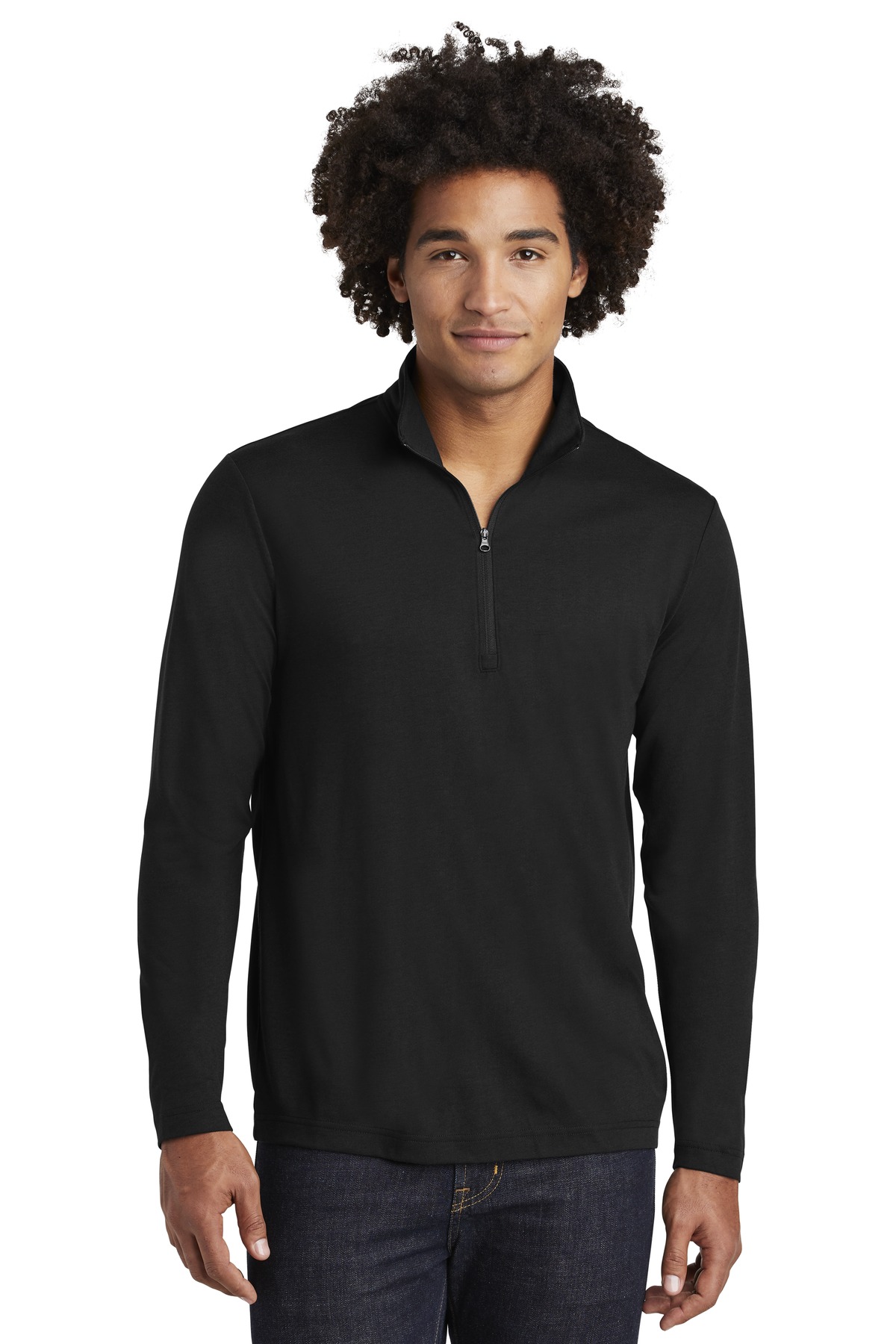 Sport-Tek  &#174;  PosiCharge  &#174;  Tri-Blend Wicking 1/4-Zip Pullover. ST407