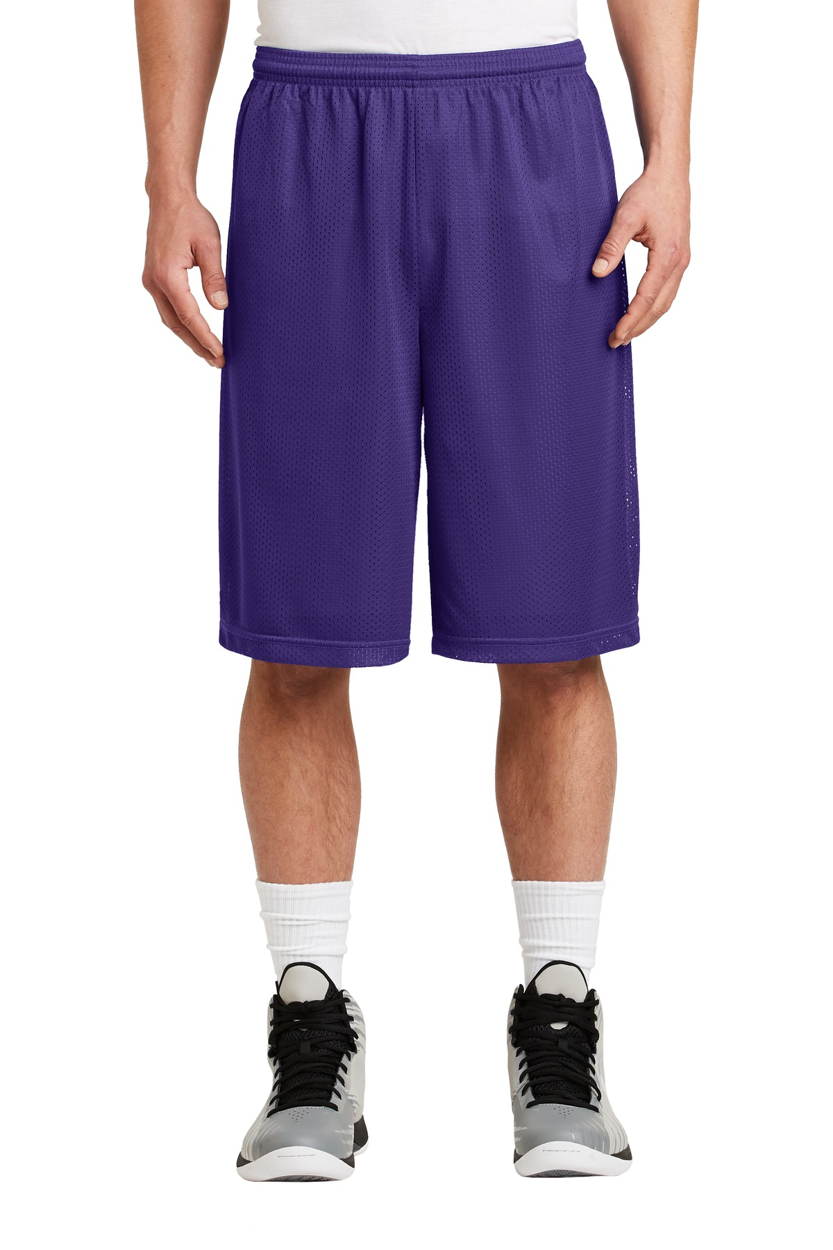  DISCONTINUED  Sport-Tek &#174;  Extra Long PosiCharge &#174;  Classic Mesh Short. ST511