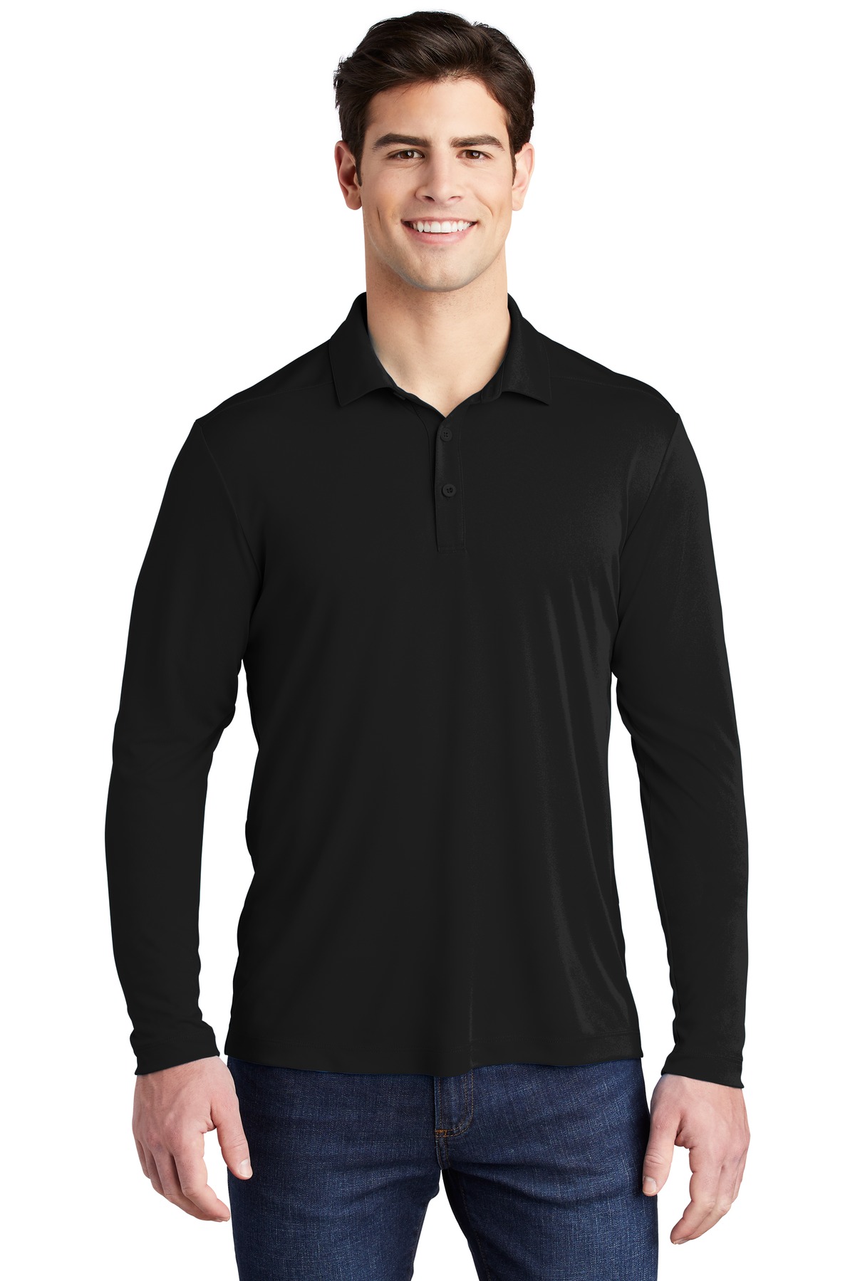Sport-Tek  &#174;   Posi-UV &#174;   Pro Long Sleeve Polo. ST520LS