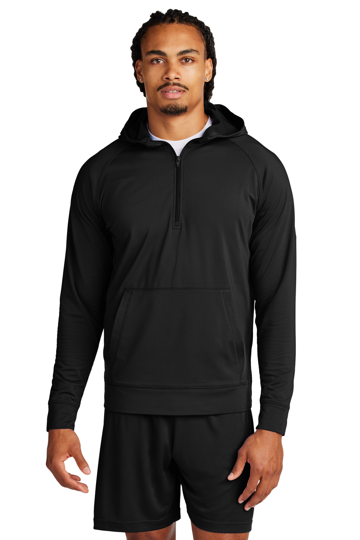 Sport-Tek &#174;  Sport-Wick &#174;  Stretch 1/2-Zip Hoodie ST856
