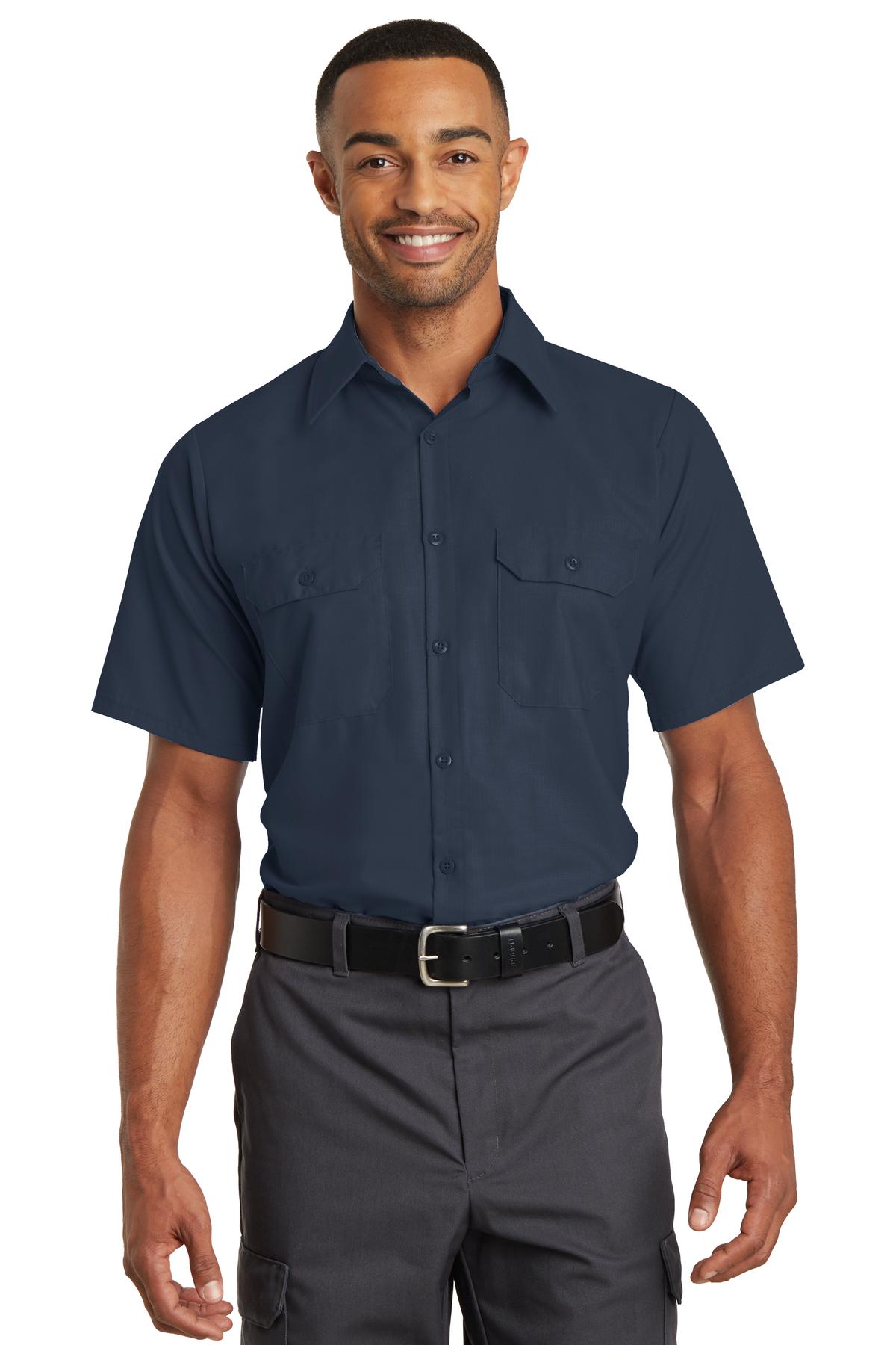 Red Kap &#174;  Short Sleeve Solid Ripstop Shirt. SY60