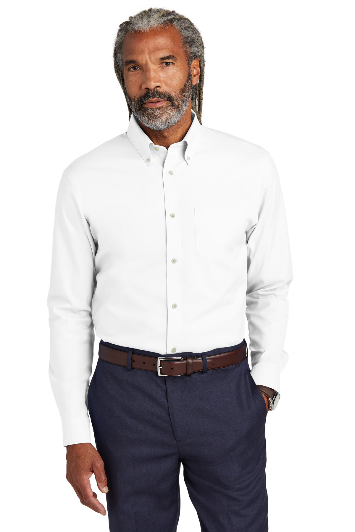 Brooks Brothers &#174;  Tall Wrinkle-Free Stretch Pinpoint Shirt TBB18000