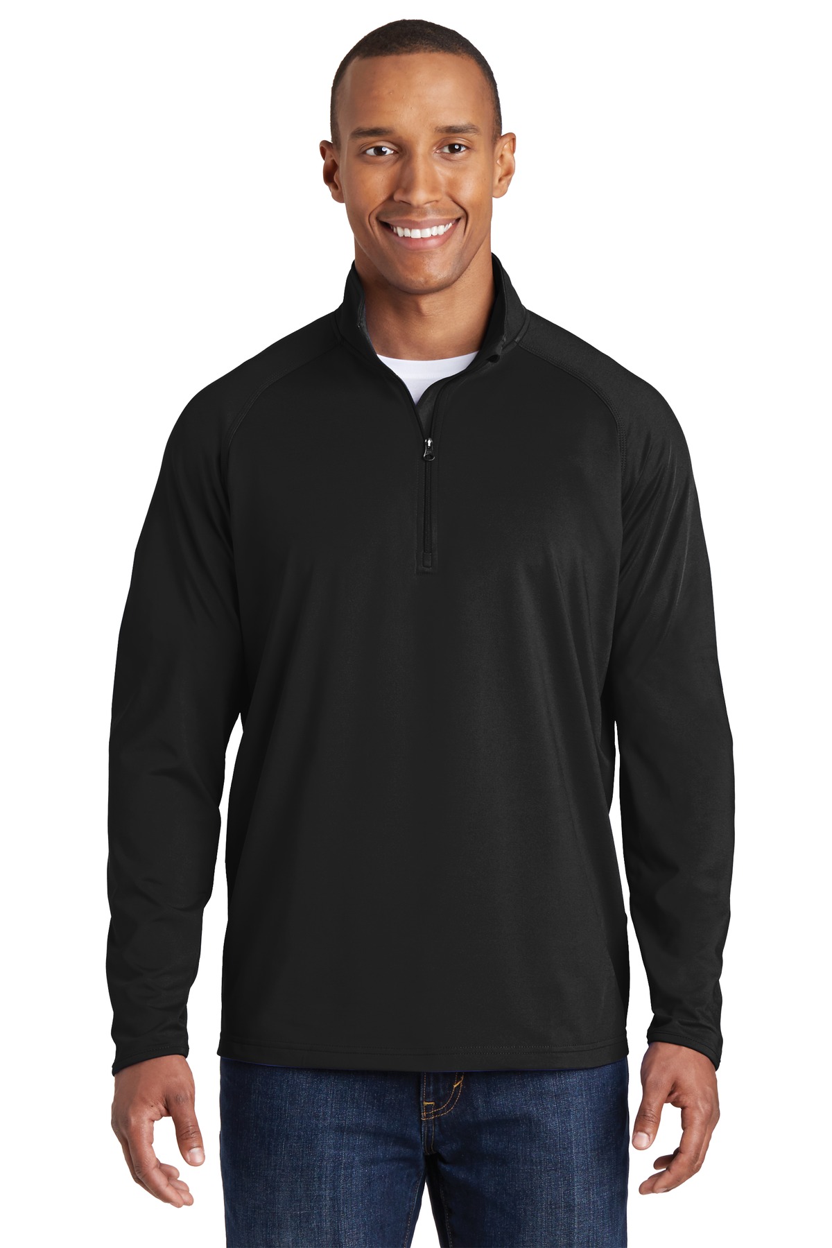 Sport-Tek &#174;  Tall Sport-Wick &#174;  Stretch 1/4-Zip Pullover. TST850