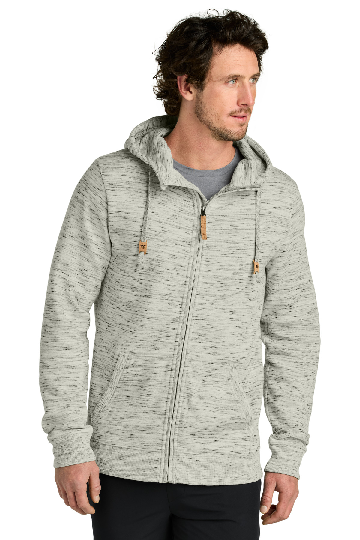 tentree &#174;  Space Dye Fleece Full-Zip Hoodie TTCM4414