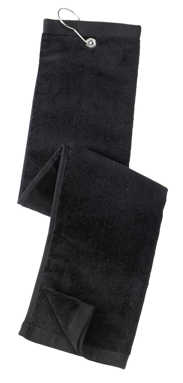 Port Authority &#174;  Grommeted Tri-Fold Golf Towel.  TW50