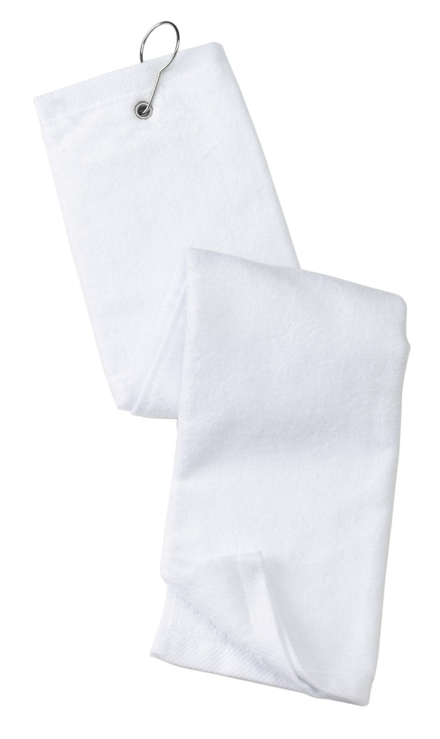 Port Authority &#174;  Grommeted Tri-Fold Golf Towel.  TW50