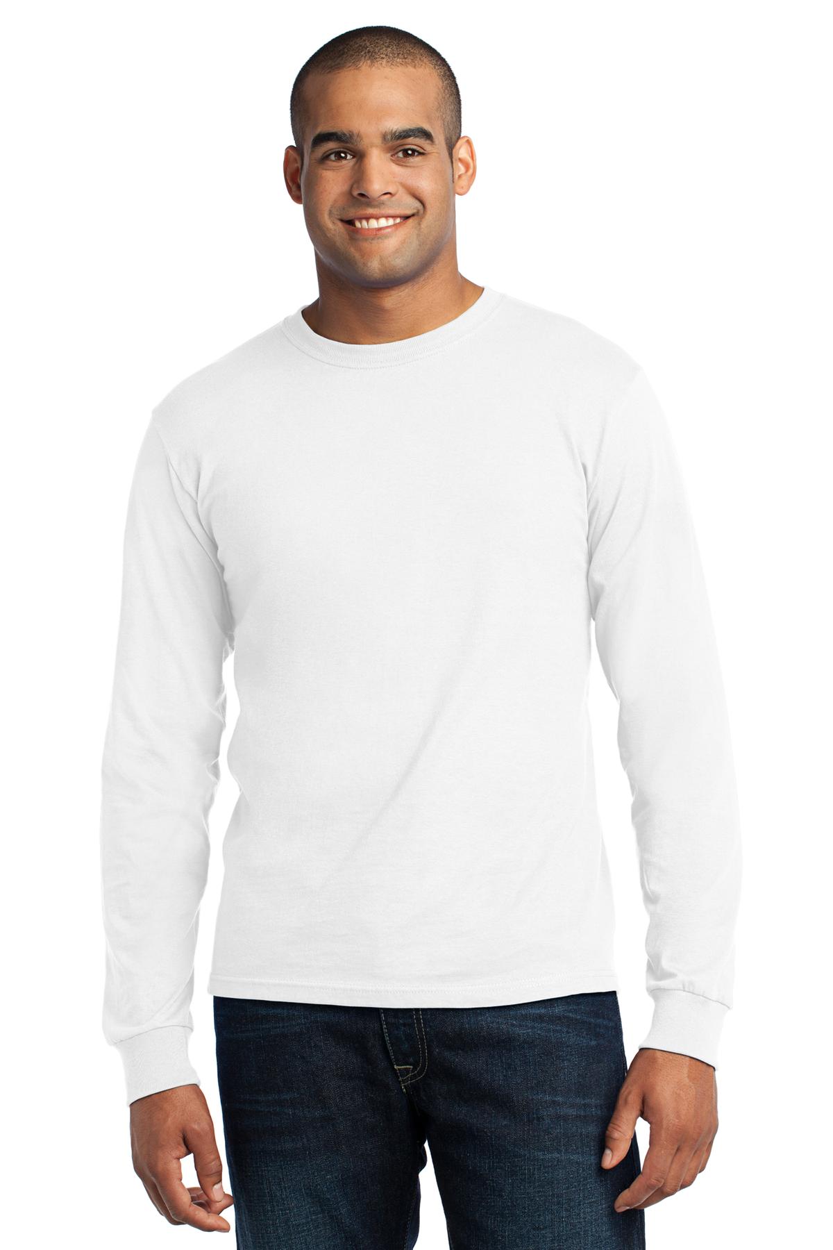  DISCONTINUED  Port & Company &#174;  - Long Sleeve All-American Tee. USA100LS