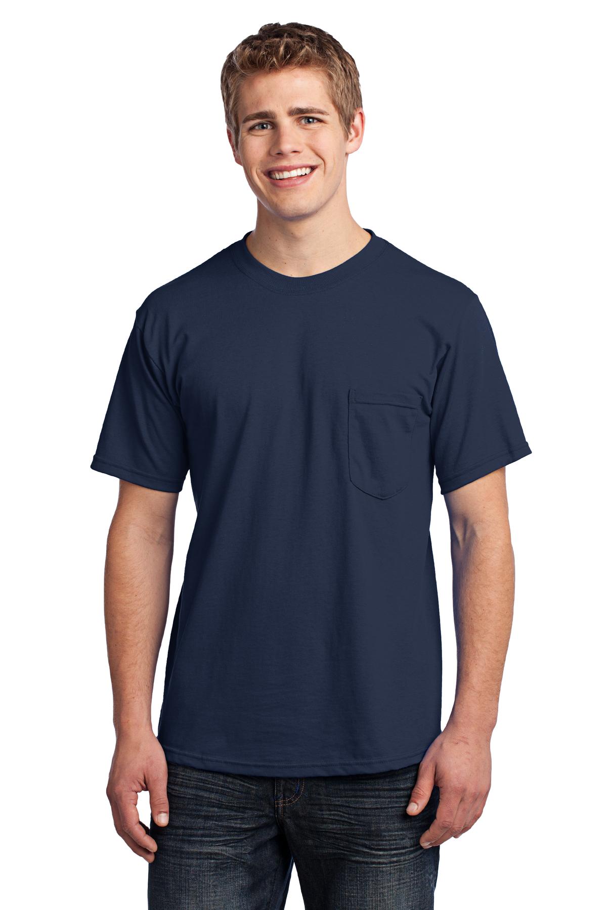  DISCONTINUED  Port & Company &#174;  - All-American Pocket Tee. USA100P