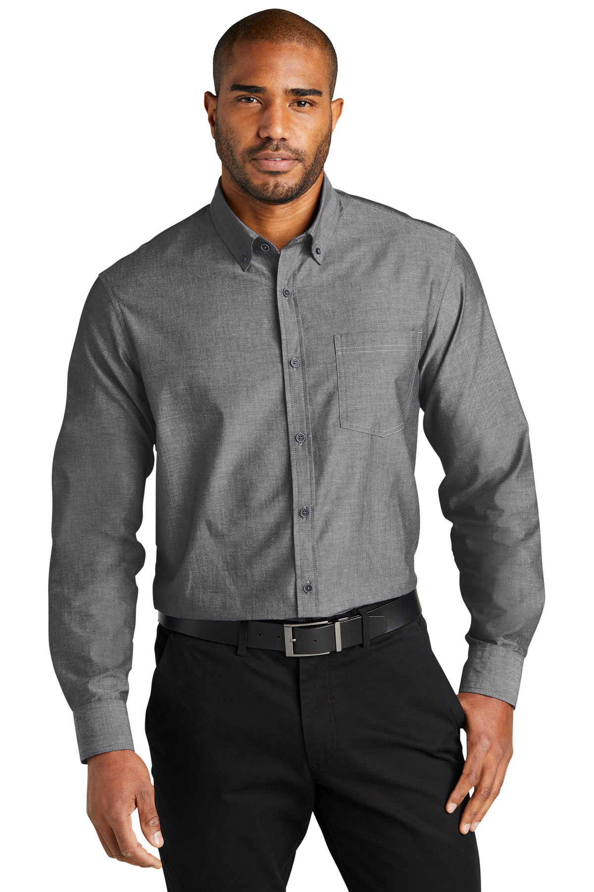 Port Authority &#174;  Long Sleeve Chambray Easy Care Shirt W382