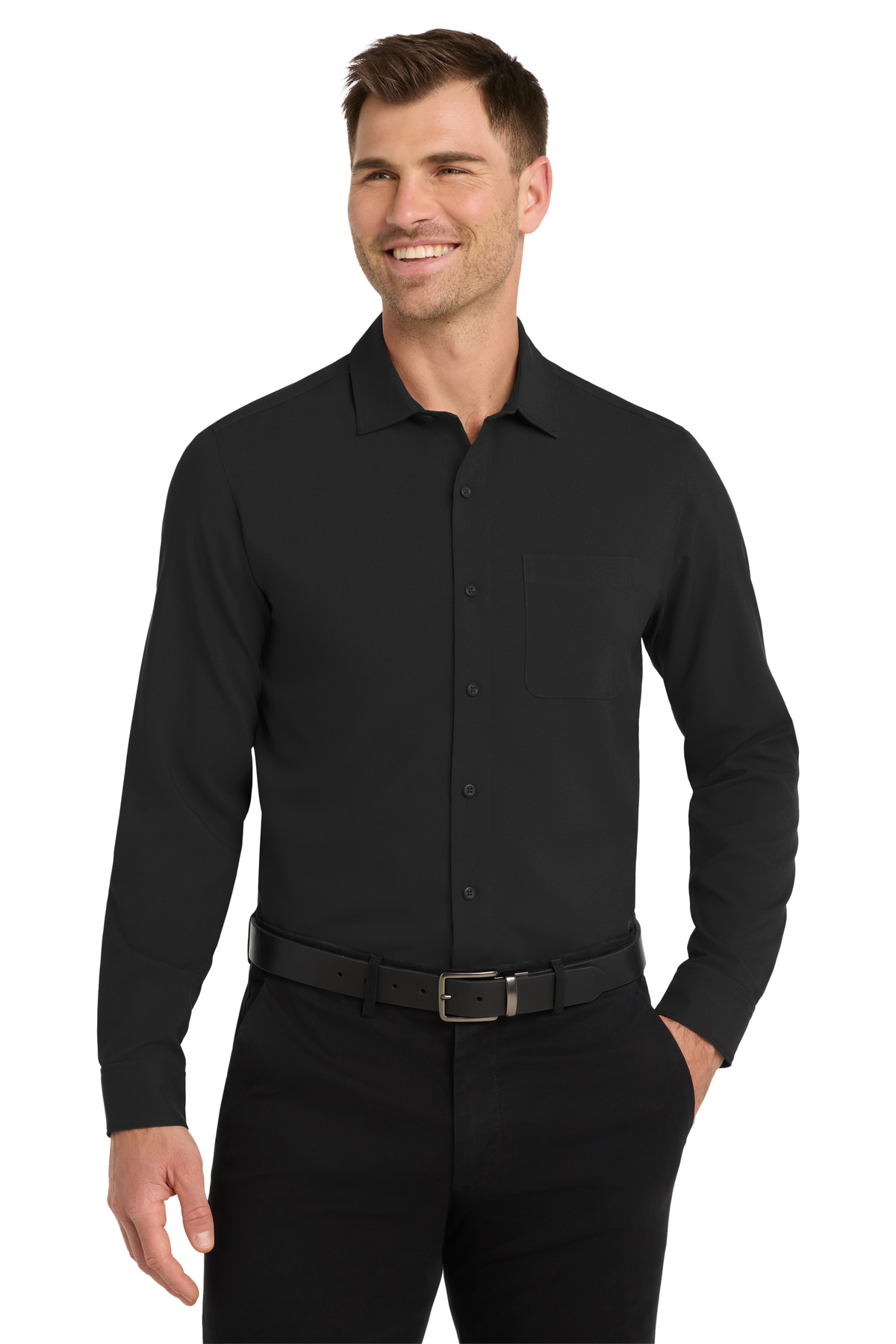 Port Authority  &#174;  Long Sleeve Performance Staff Shirt W401