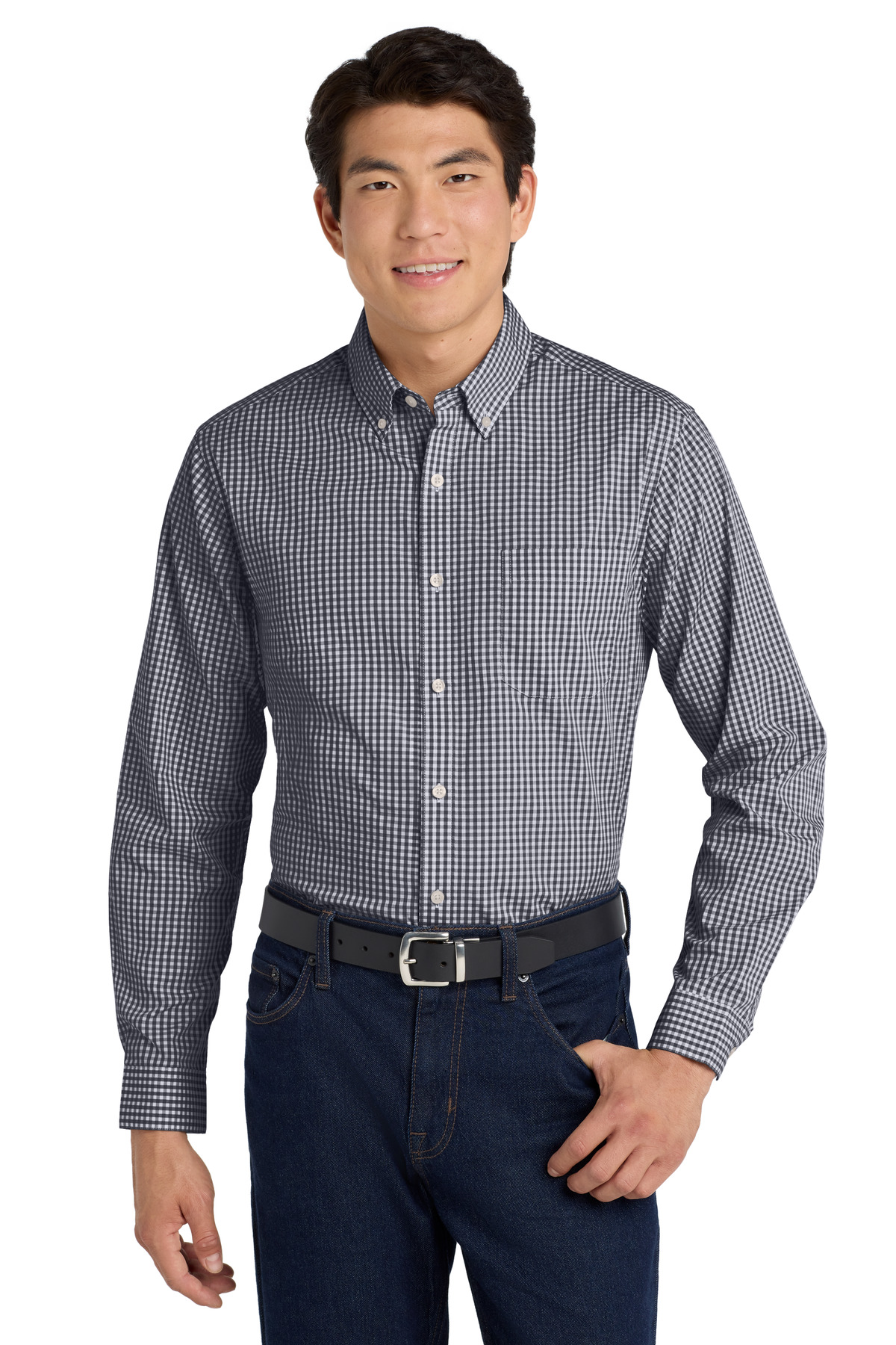 Port Authority  &#174;  Broadcloth Gingham Easy Care Shirt W644