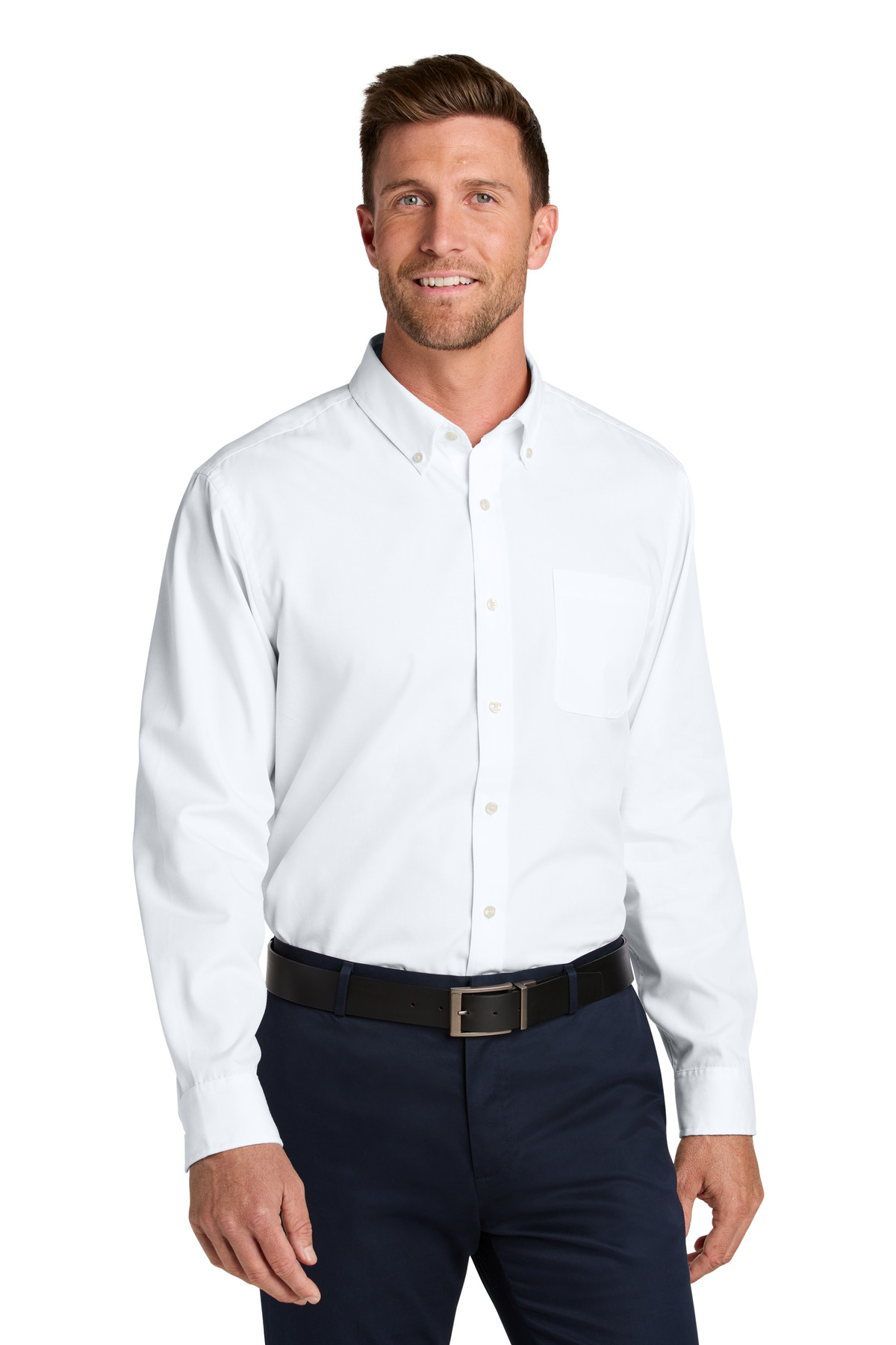 Port Authority &#174;  Long Sleeve Nailhead Easy Care Shirt W816