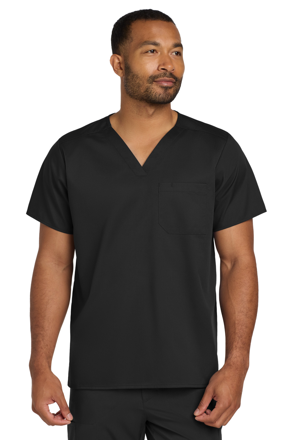 Wink &#174;  Unisex WorkFlex Chest Pocket V-Neck Top WW3160