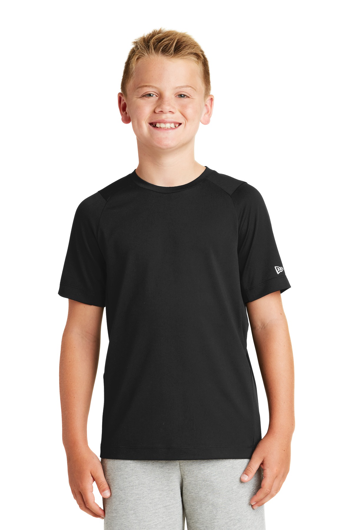 New Era  &#174;  Youth Series Performance Crew Tee. YNEA200