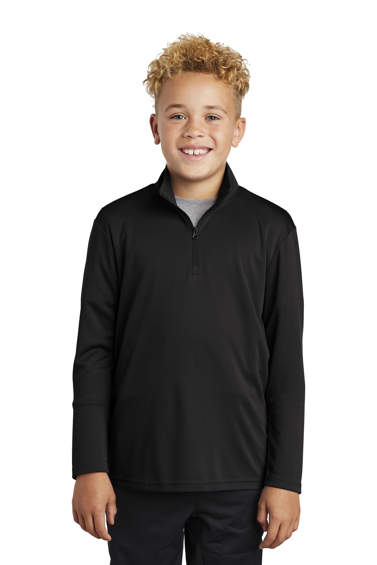 Sport-Tek  &#174;  Youth PosiCharge  &#174;  Competitor  &#153;  1/4-Zip Pullover. YST357