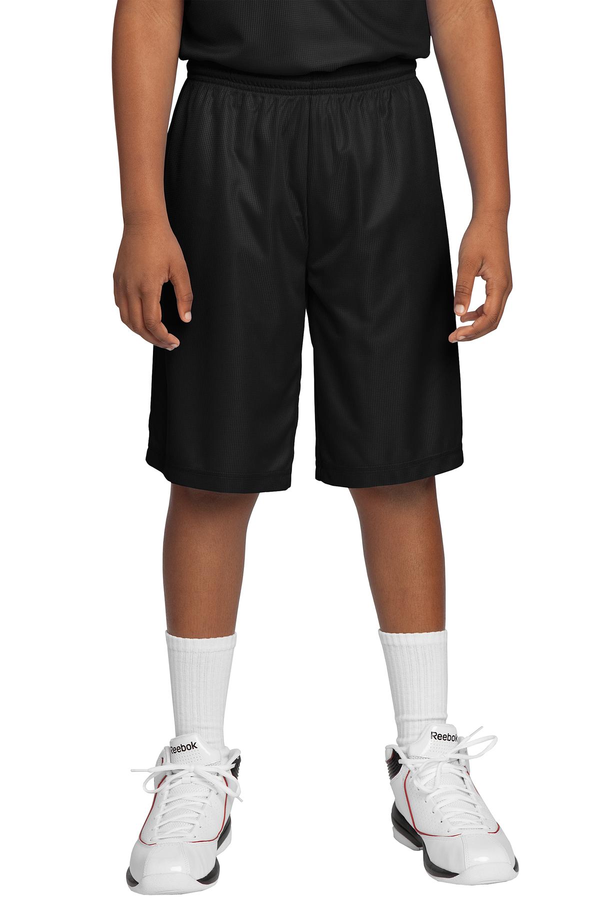  DISCONTINUED  Sport-Tek &#174;  Youth PosiCharge &#174;  Mesh Reversible Short. YT560